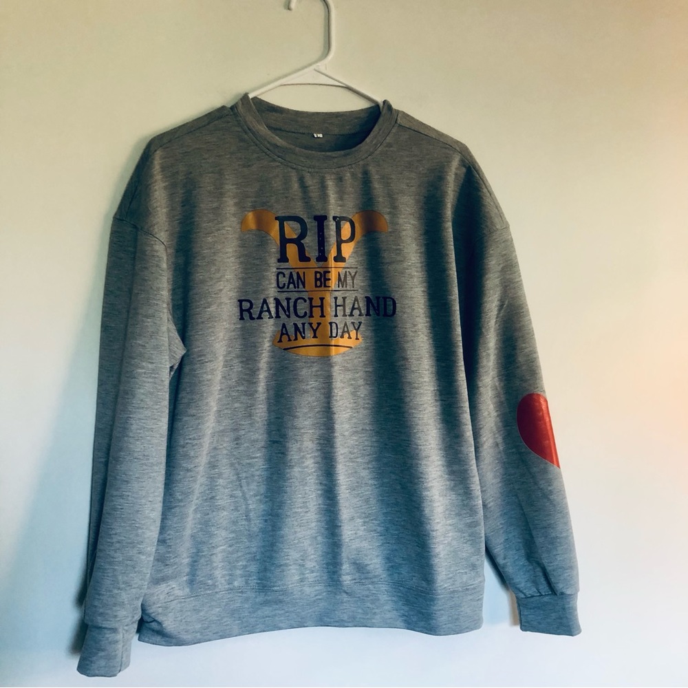 Yellowstone RIP Gray Sweatshiet - Picture 3 of 6